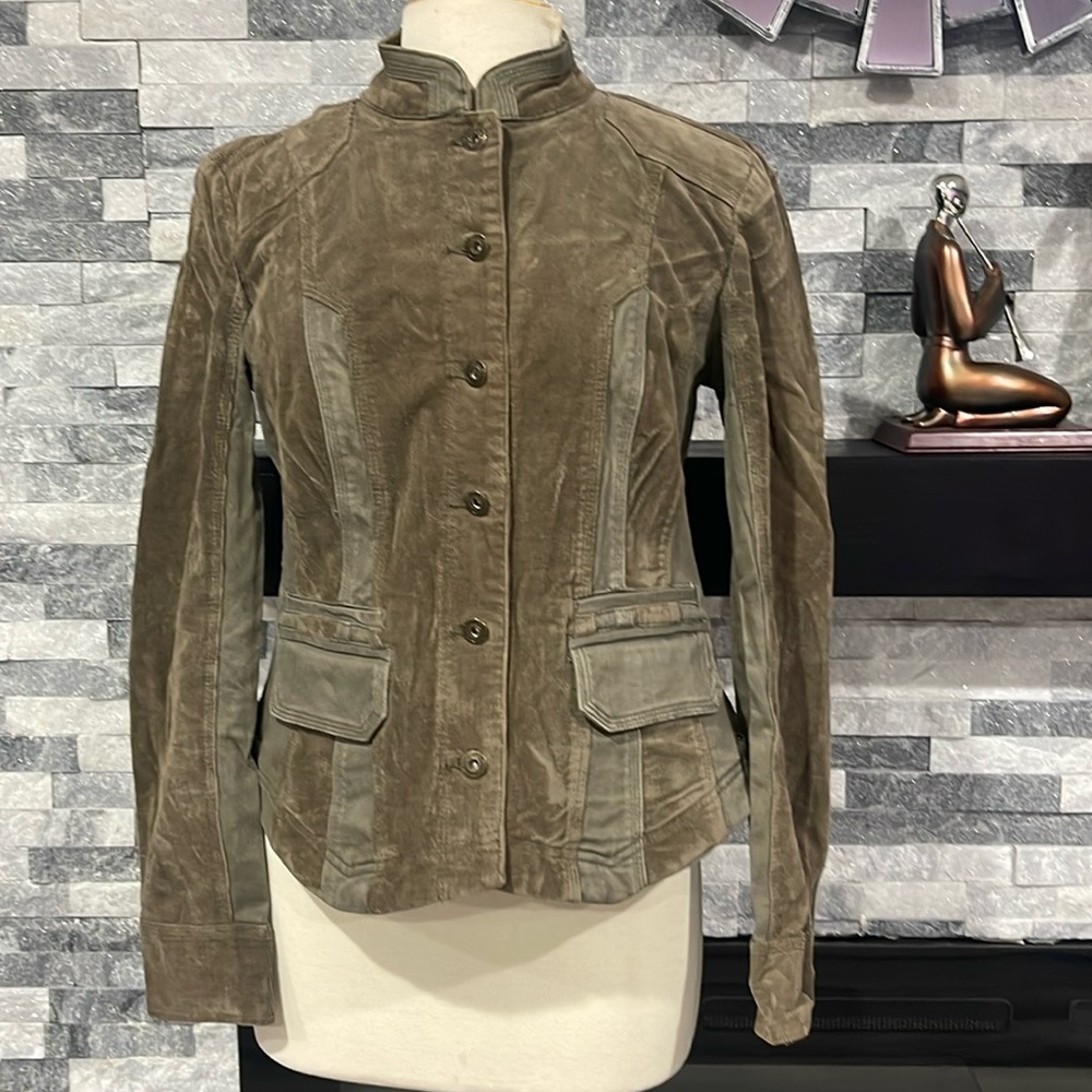 Point Zero Velvet Buttons Jacket Women’s Size L /G
